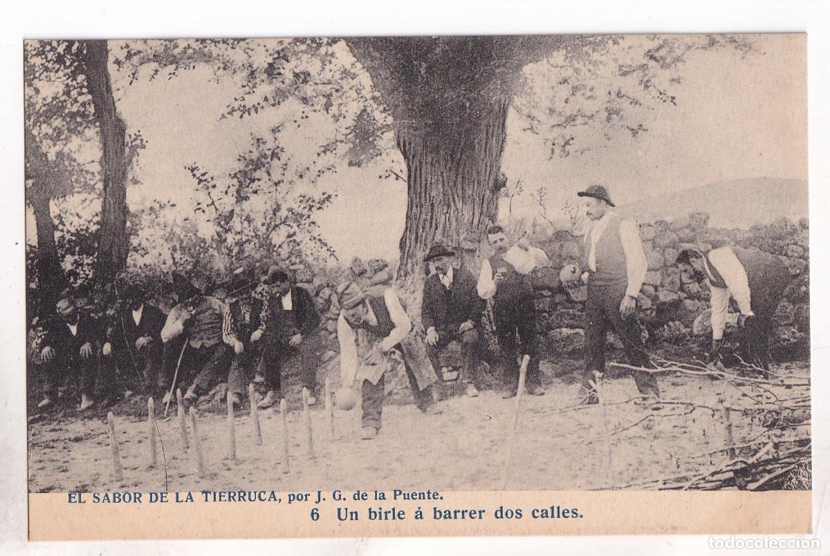 Postales: POSTAL. EL SABOR DE LA TIERRUCA. 6. UN BIRLE A BALLER DOS CALLES. CANTABRIA. BOLOS