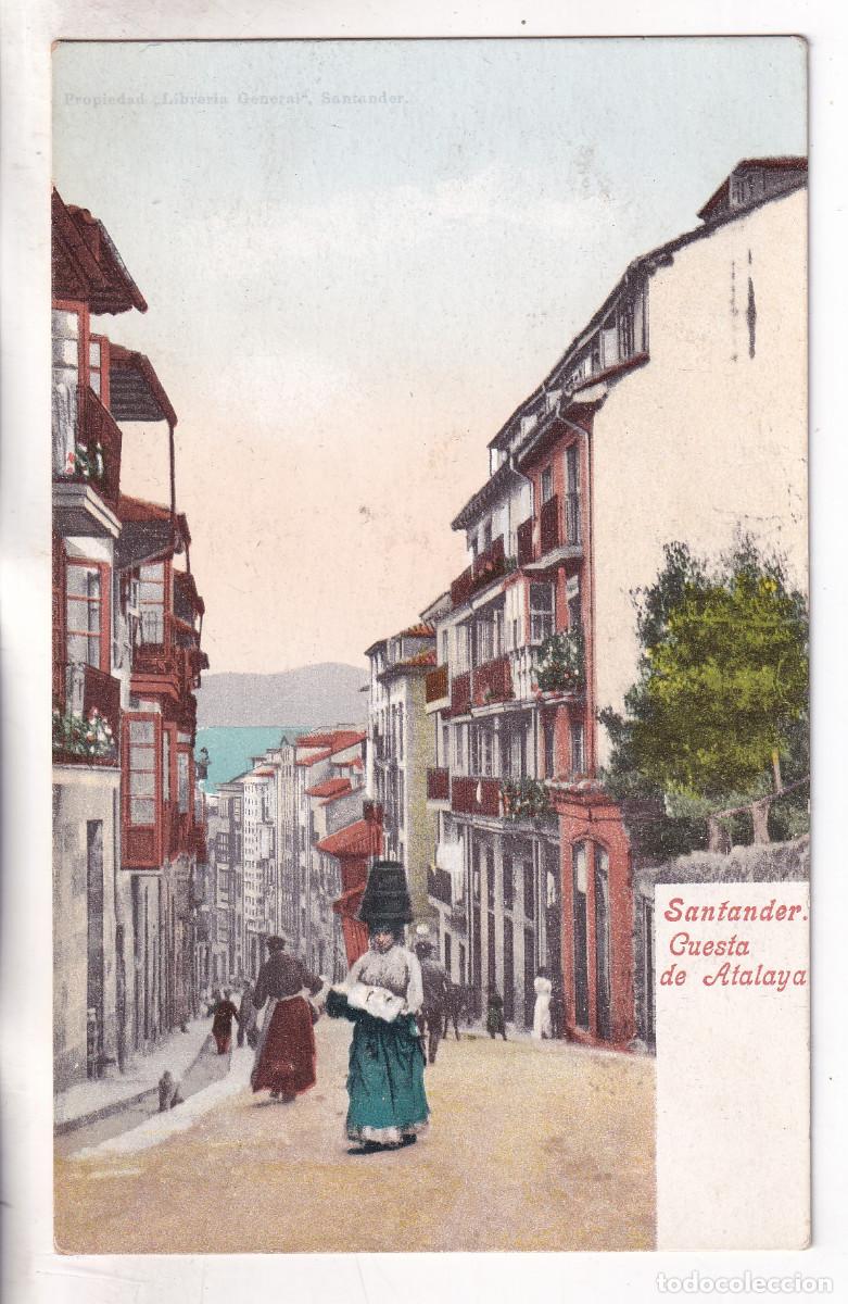 Postales: POSTAL. SANTANDER. CUESTA DE ATALAYA. CANTABRIA