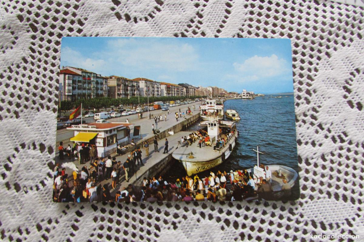 Postales: 12 LOS DIEZ HERMANOS PEDRE&Ntilde;A SANTANDER-EMBARCADERO SOMO Y PUNTAL SIN CIRCULAR