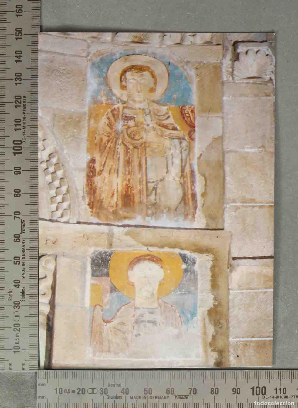 Postales: POSTAL. San Martin de Elines - Pinturas Rom&aacute;nicas Siglo XII