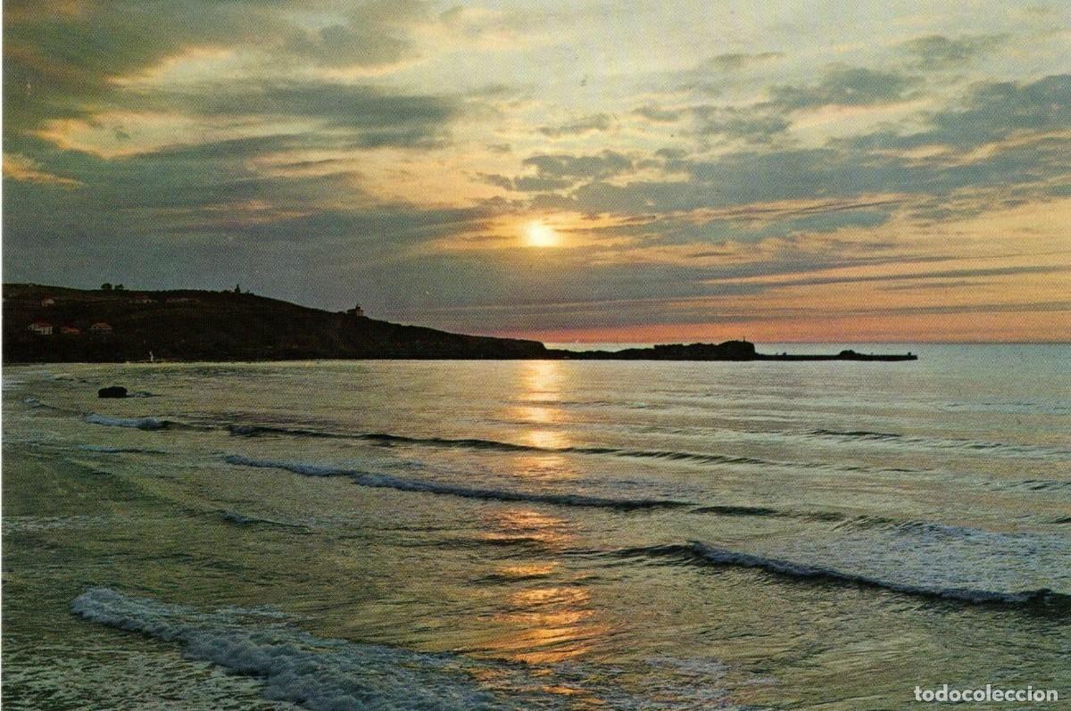 Postales: :::: B357 - POSTAL - SAN VICENTE DE LA BARQUERA - PLAYA MER&Oacute;N