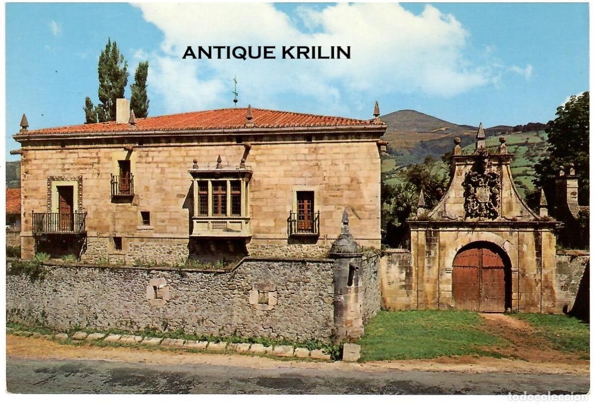 Postales: ONTANEDA - ALCEDA N&ordm; 208 PALACIO SIGLO XVII / FOTO BUSTAMANTE / SIN FRANQUEAR