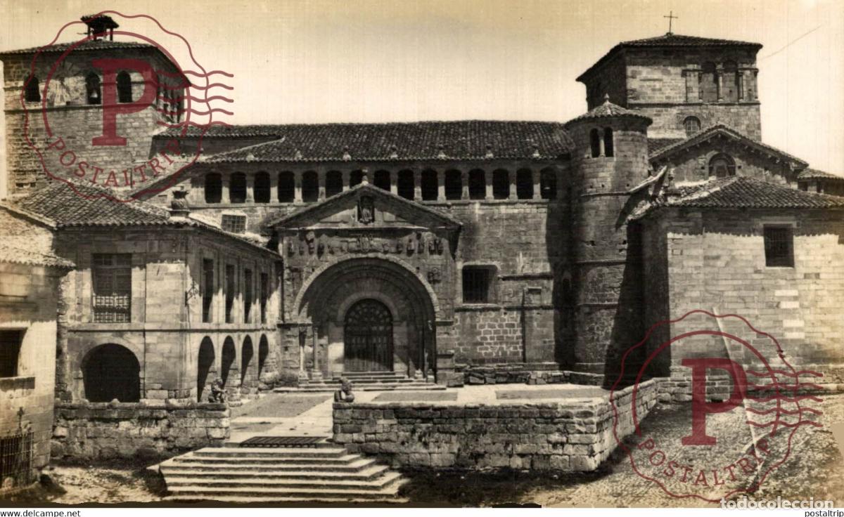 Postales: Santander Santillana del Mar La Colegiata CANTABRIA ESPA&Ntilde;A SPAIN