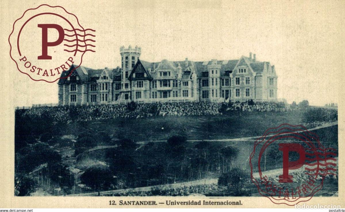 Postales: SANTANDER. UNIVERSIDAD INTERNACIONAL.
