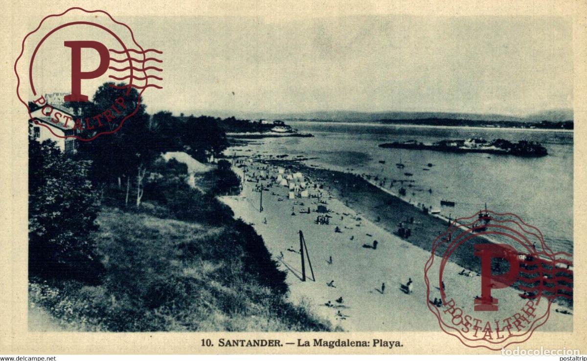 Postales: SANTANDER. LA MAGDALENA. PLAYA