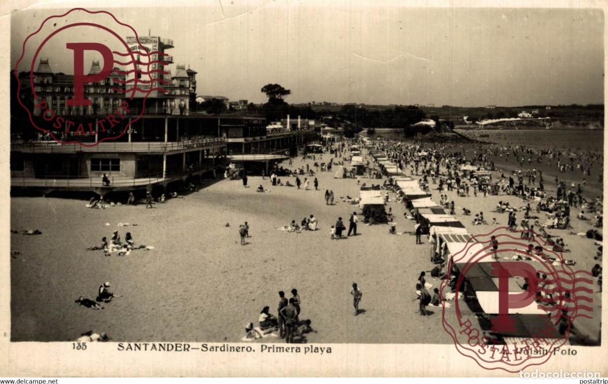 Postais: SANTANDER. SARDINERO. PRIMERA PLAYA.