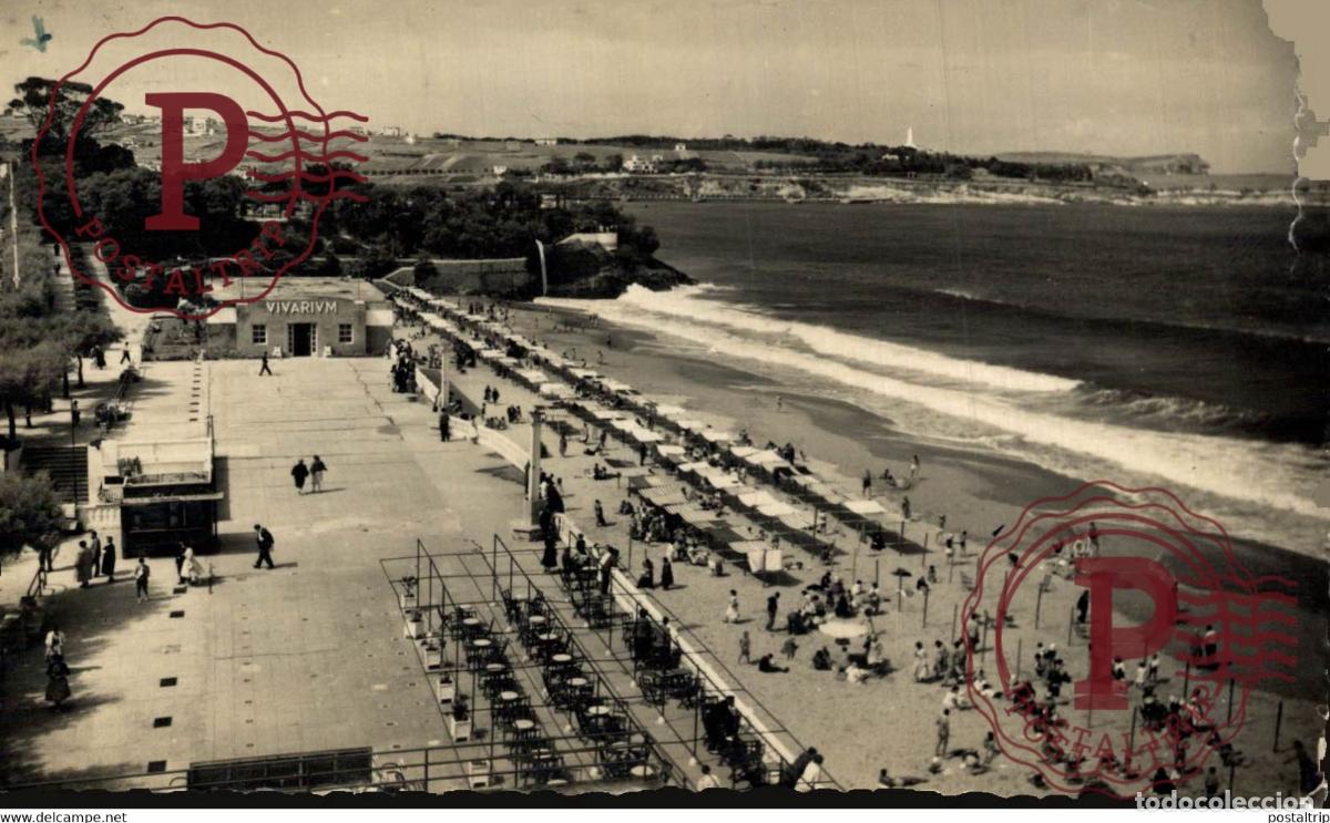Postais: SANTANDER. SARDINERO. PRIMERA PLAYA. TERRAZA.