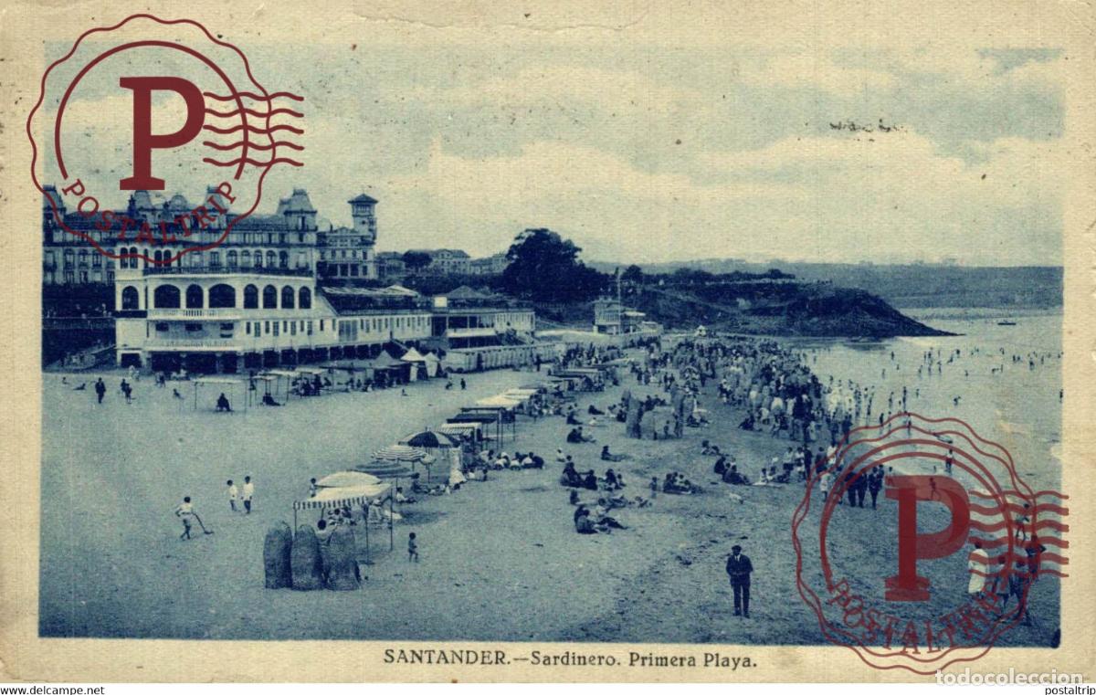 Postais: SANTANDER. SARDINERO. PRIMERA PLAYA.