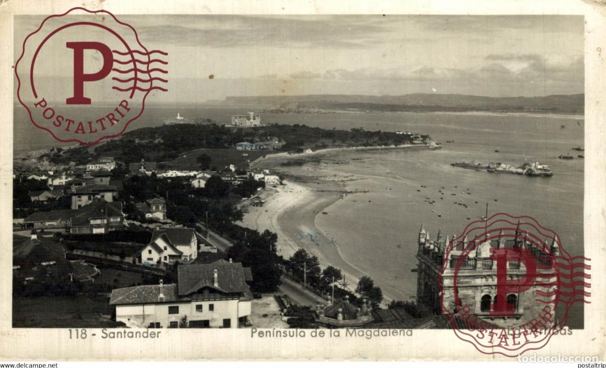 Postales: CANTABRIA. PENINSULA DE LA MAGDALENA.