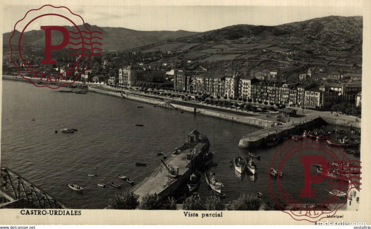 Postales: CANTABRIA. CASTRO URDIALES. VISTA PARCIAL.