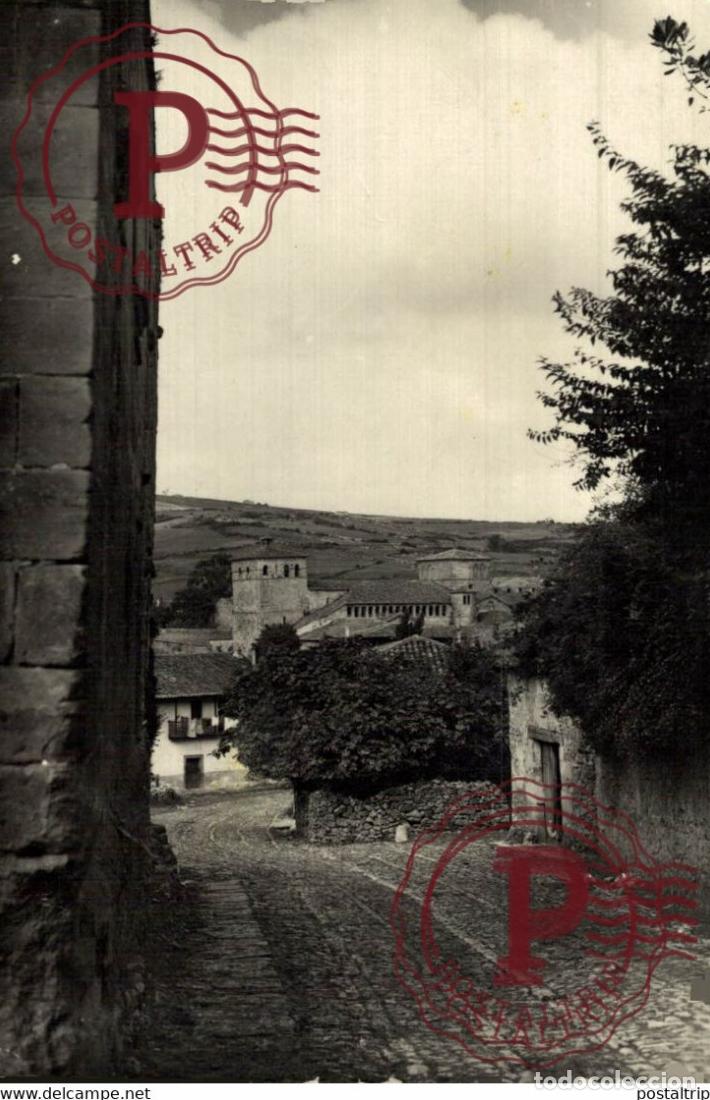 Postales: CANTABRIA. SANTILLANA DEL MAR. BAJADA A LA COLEGIATA.