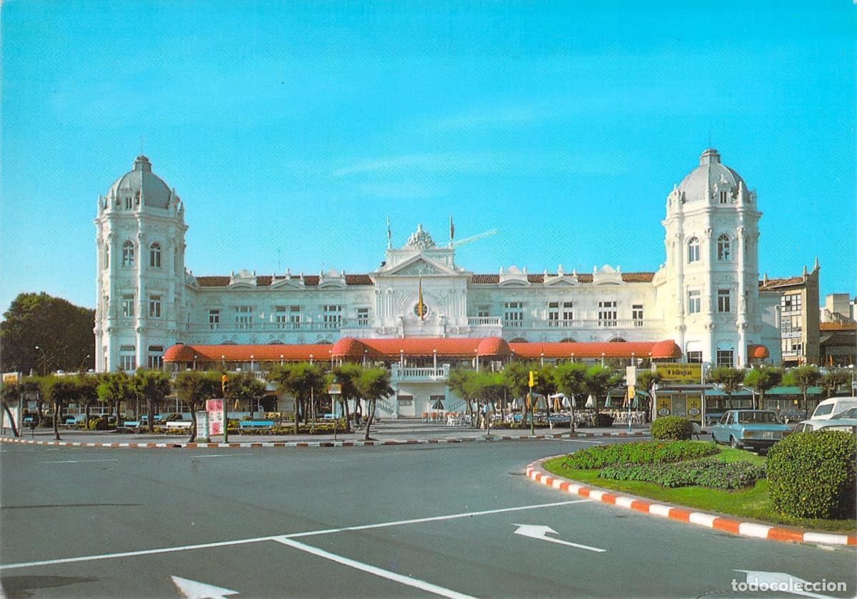 Postales: Postal del Gran Casino del Sardinero en Santander, Cantabria