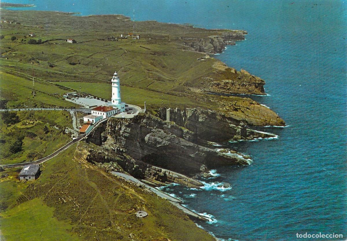 Postales: Postal Santander Faro de Cabo Mayor y Costa Cant&aacute;brica