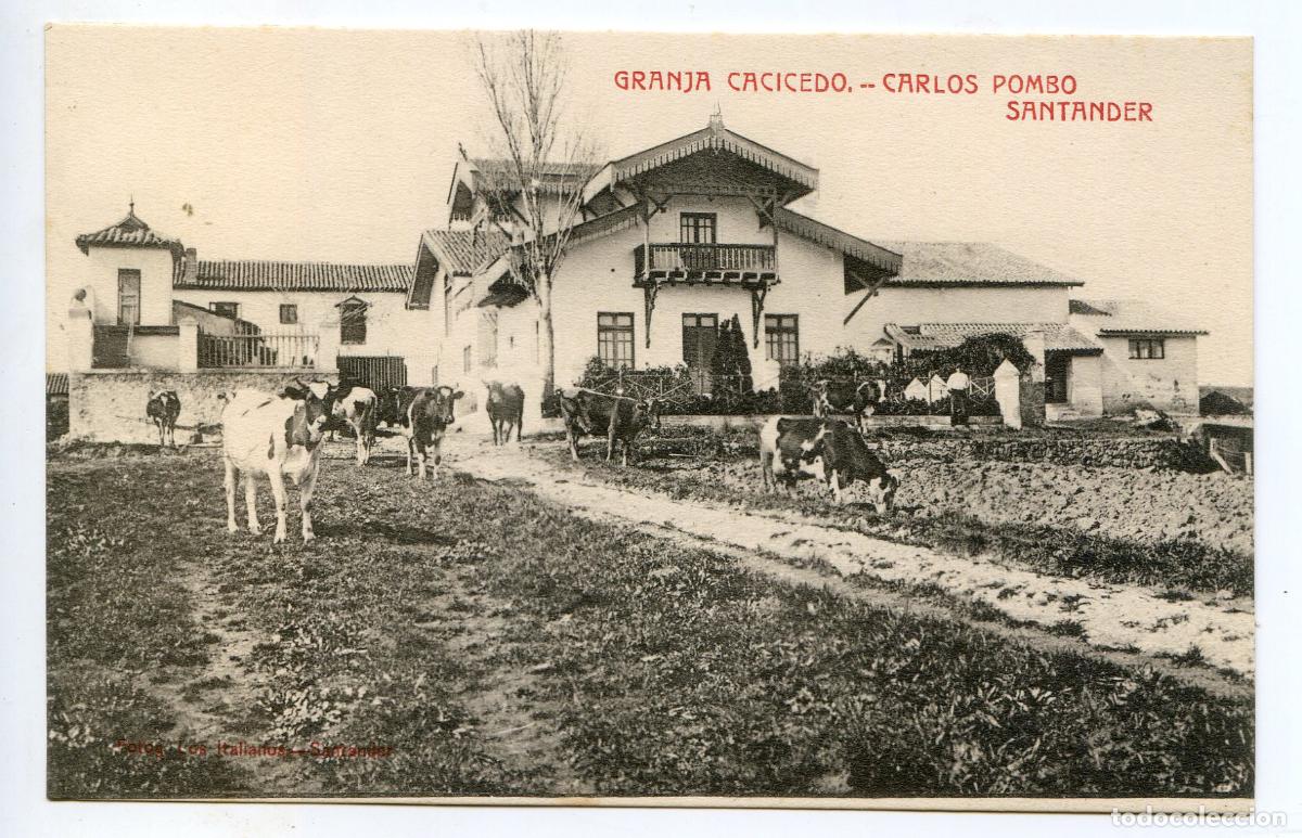 Postales: Granja Cacicedo. Carlos Pombo. Santander. Fotograf&iacute;a Los Italianos.