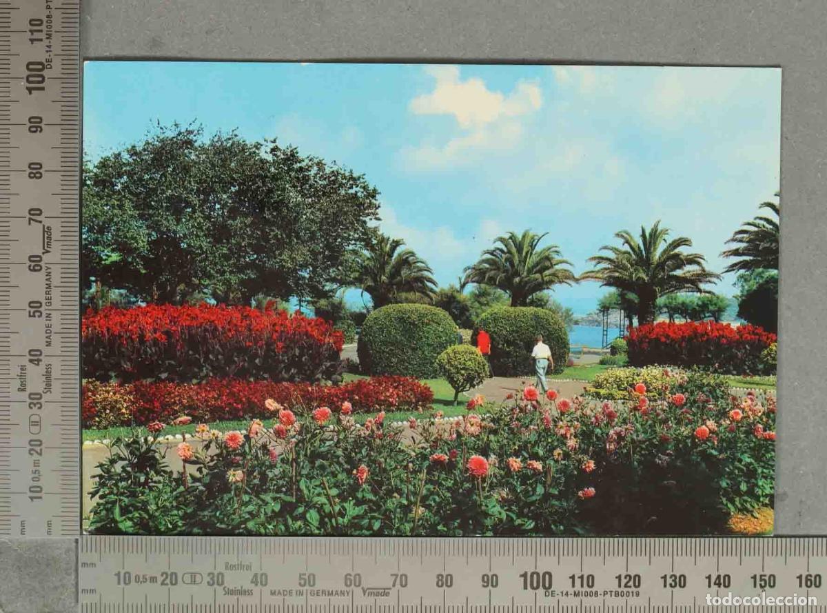 Postales: POSTAL. 4408.-SANTANDER Jardines Piqu&iacute;o