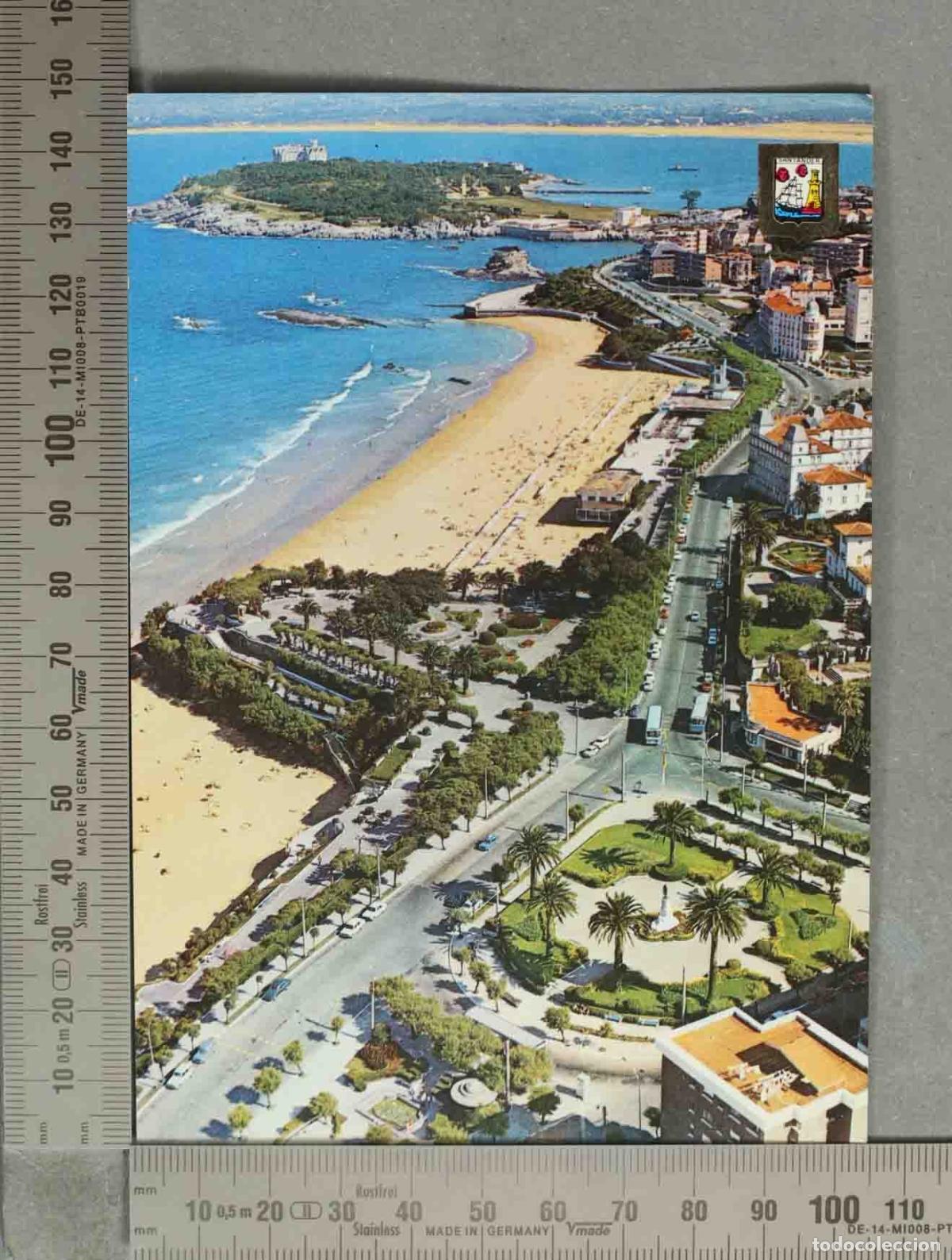 Postales: POSTAL. Santander - Playas del Sardinero y Pen&iacute;nsula de la Magdalena