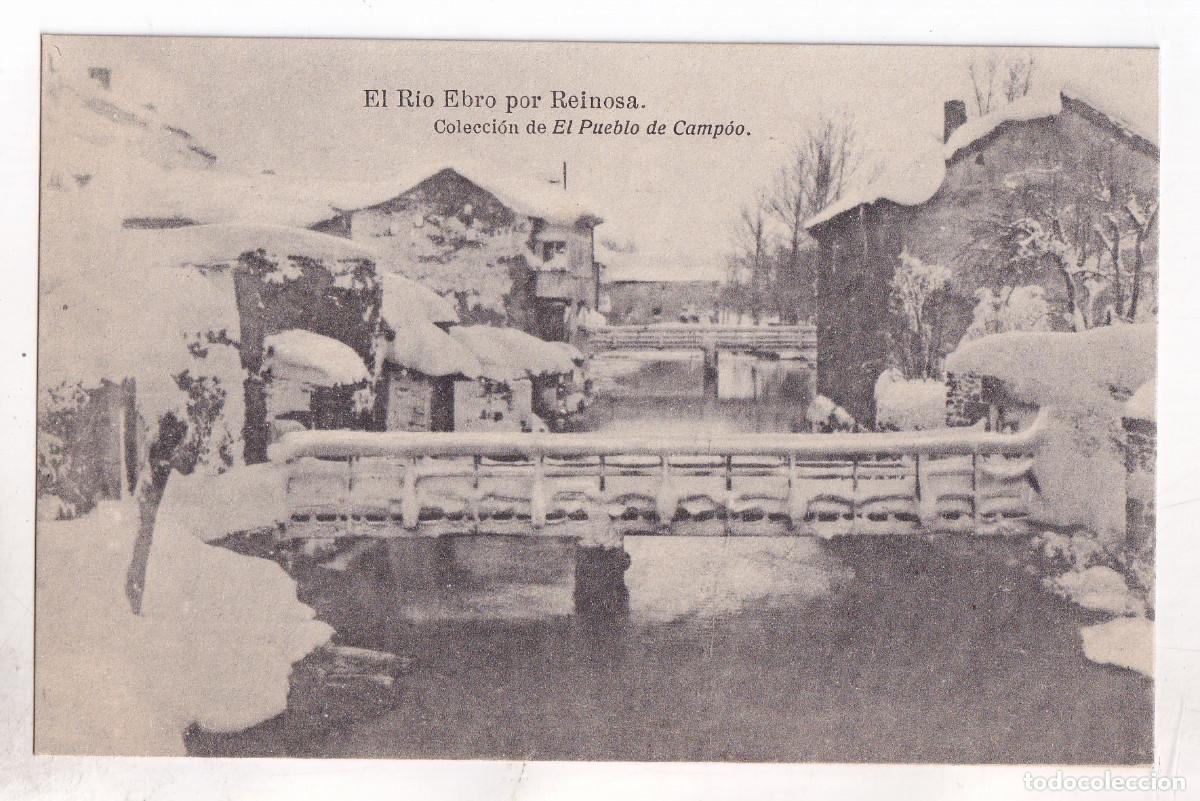 Postales: POSTAL. EL R&Iacute;O EBRO POR REINOSA. CANTABRIA. COLECCI&Oacute;N DE EL PUEBLO DE CAMPOO