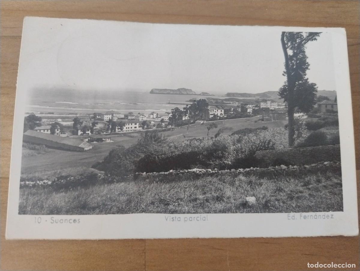 Postales: 10 Suances. Vista parcial. Ed Fern&aacute;ndez. Circulada en 1953, matasello Torrelavega,