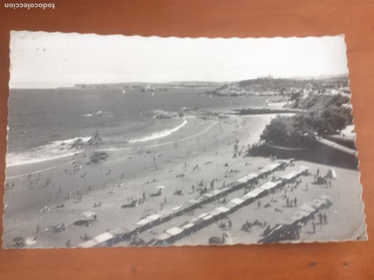 Postkarten: santander sardinero playa de la concha postal original circulada