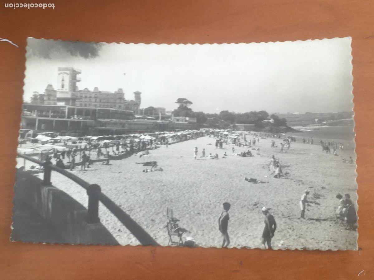 Postkarten: santander primera playa sardinero postal fotografica original circulada