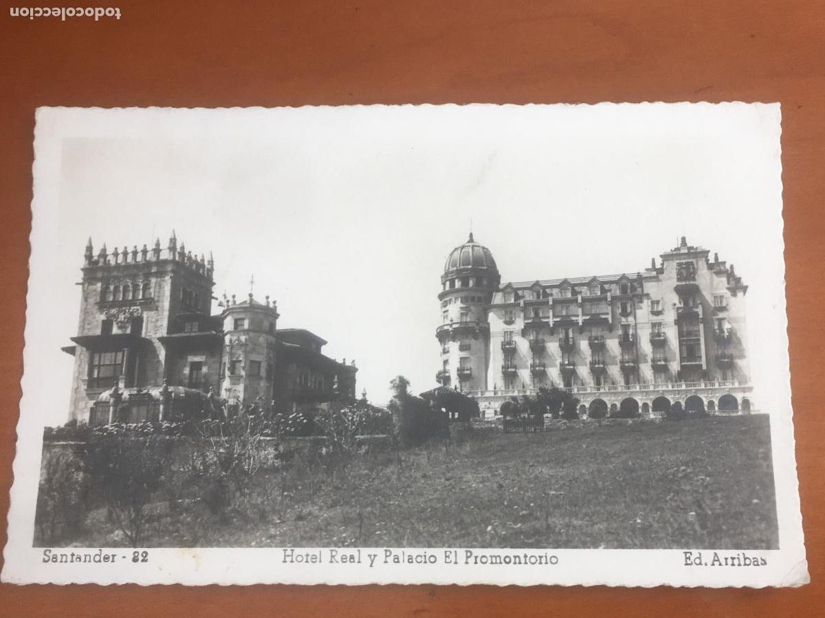 Postkarten: santander hotel real palacio promontorio postal fotografica original circulada