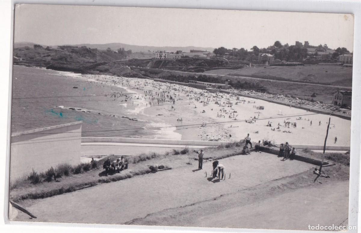 Postales: COMILLAS. LA PLAYA. FOTO IMPERIO. Sin circular.