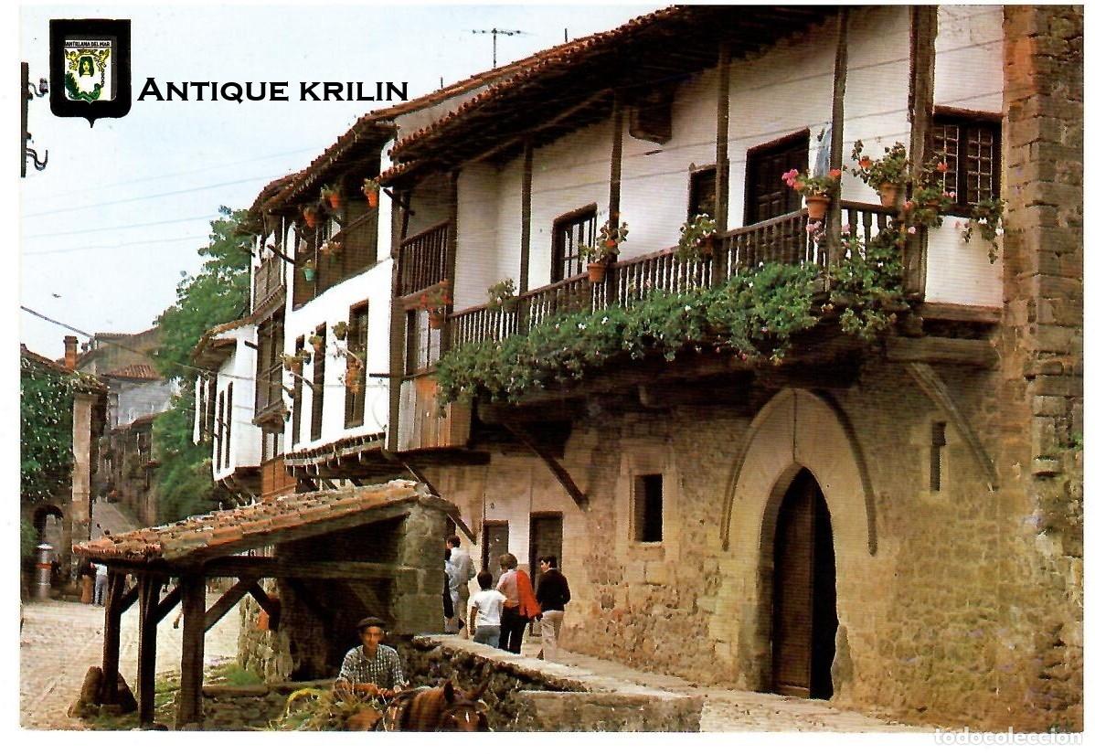 Postales: SANTILLANA DEL MAR N&ordm; 27 CALLE DEL RIO / ESCUDO DE ORO / SIN FRANQUEAR