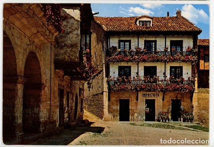Postales: em04750 santillana del mar rincon de la plaza 1970 bustamante n&ordm;258 sc
