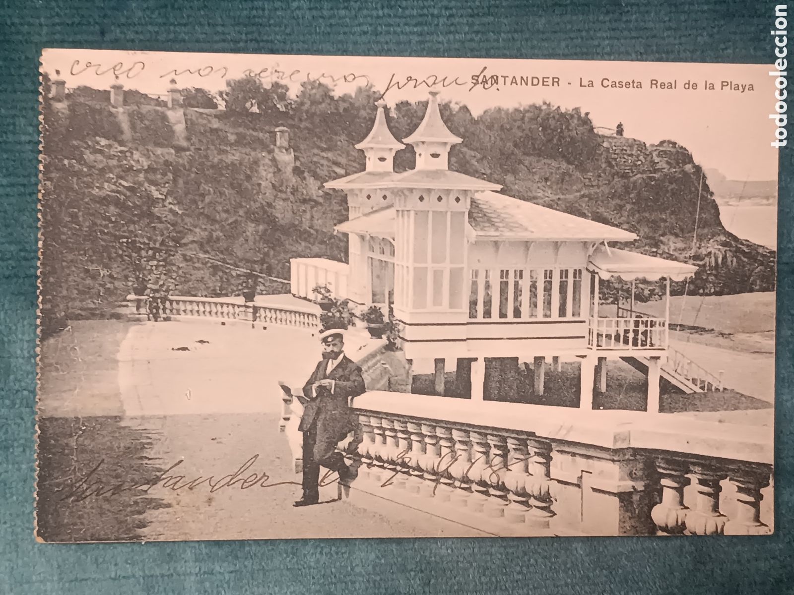 Postales: SANTANDER. La Caseta Real de la Playa