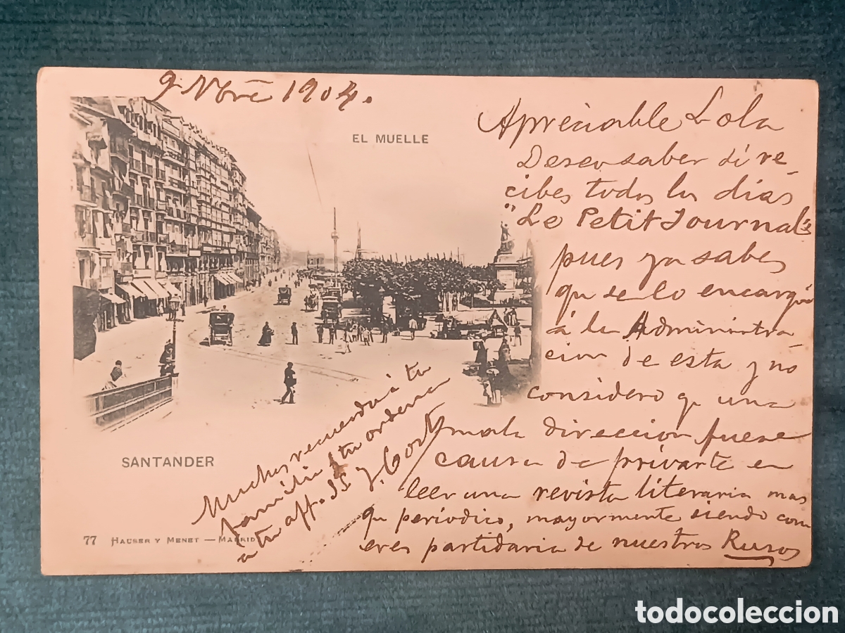 Postales: EL MUELLE. SANTANDER