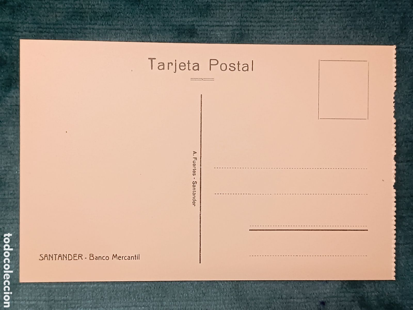 Postales: SANTANDER. Banco Mercantil - Foto 2