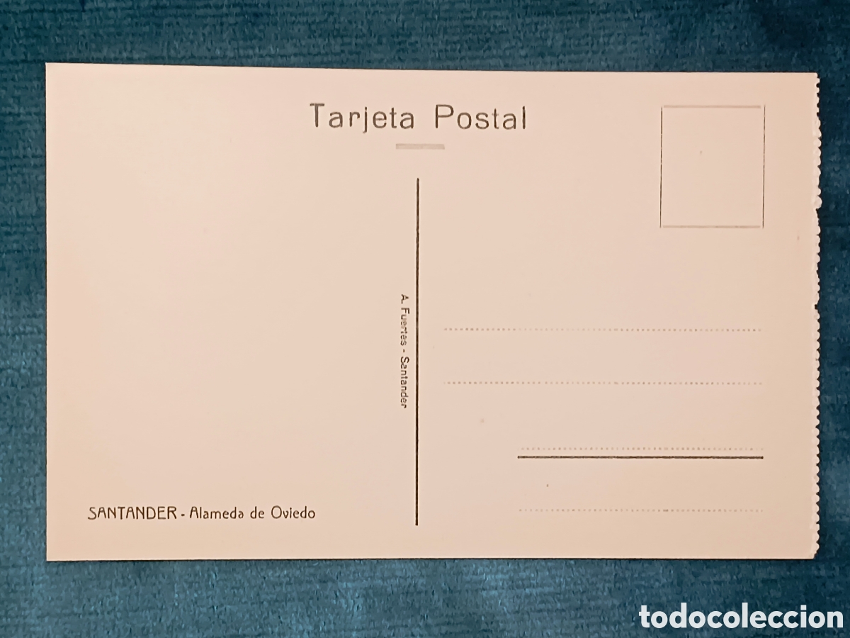 Postales: SANTANDER. Alameda de Oviedo - Foto 2