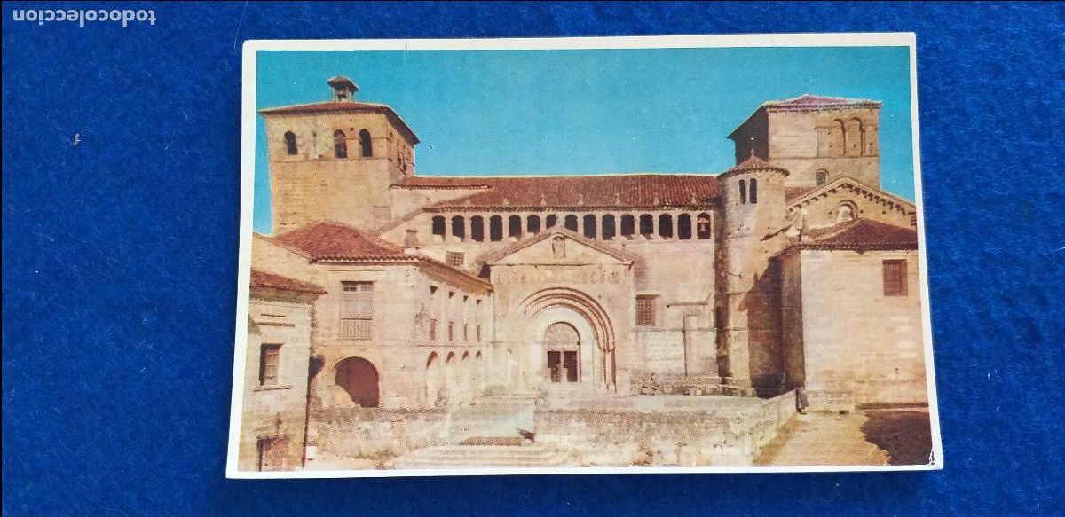 Postales: Postal de Cant&aacute;bria. Santillana del mar. Colegiata. # 6