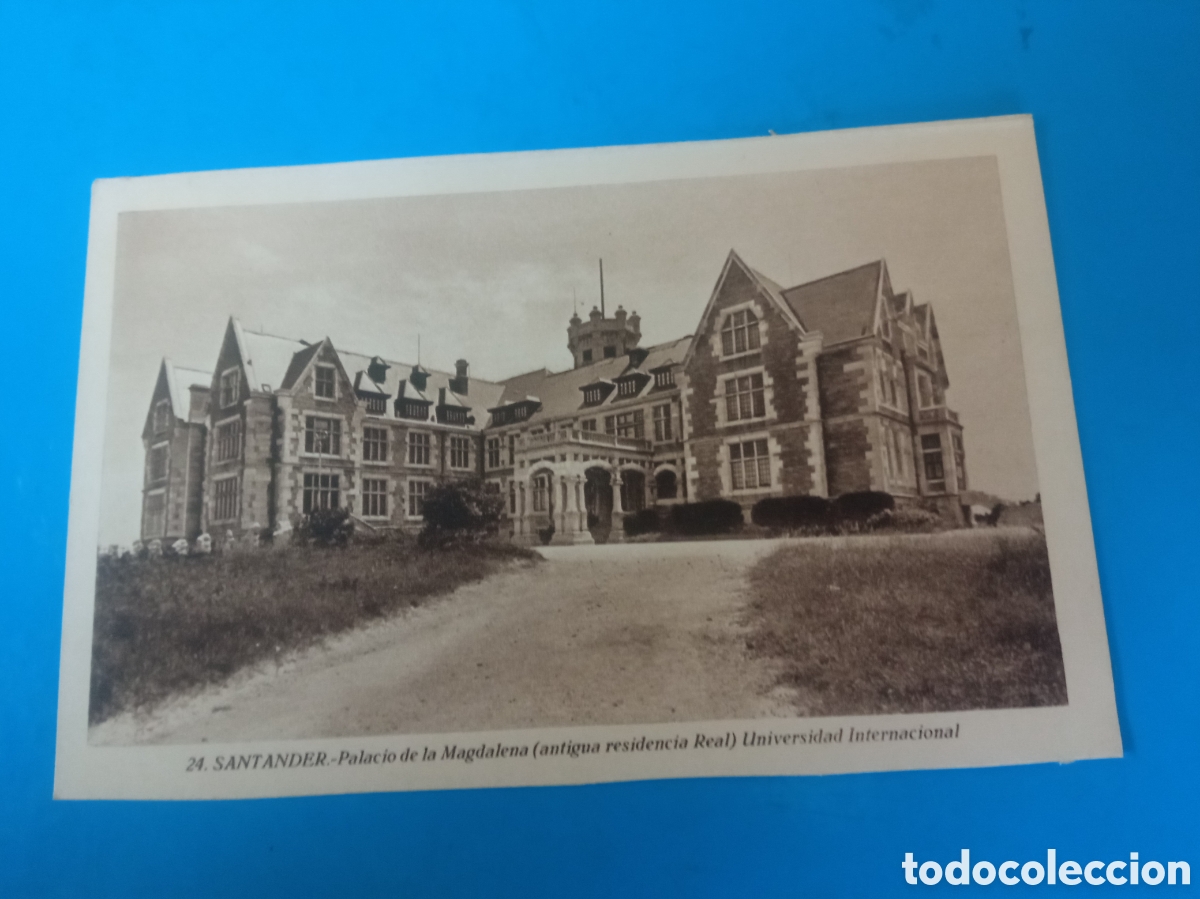 Postales: Antigua postal fotogr&aacute;fica, Santander, Palacio de la Magdalena