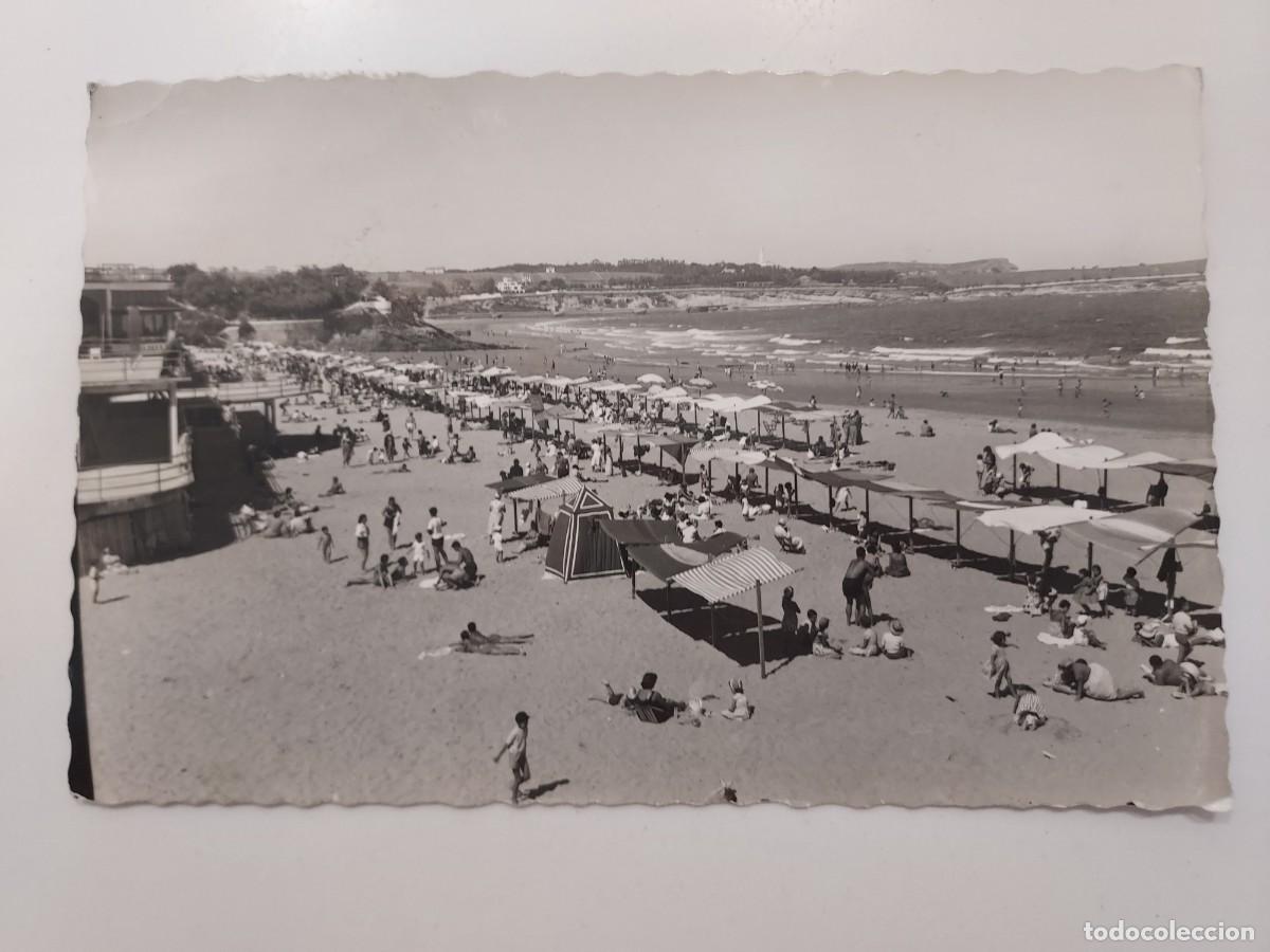 Postales: POSTAL SANTANDER EL SARDINERO PRIMERA PLAYA. CIRCULADA 1959. GARRABELLA 22