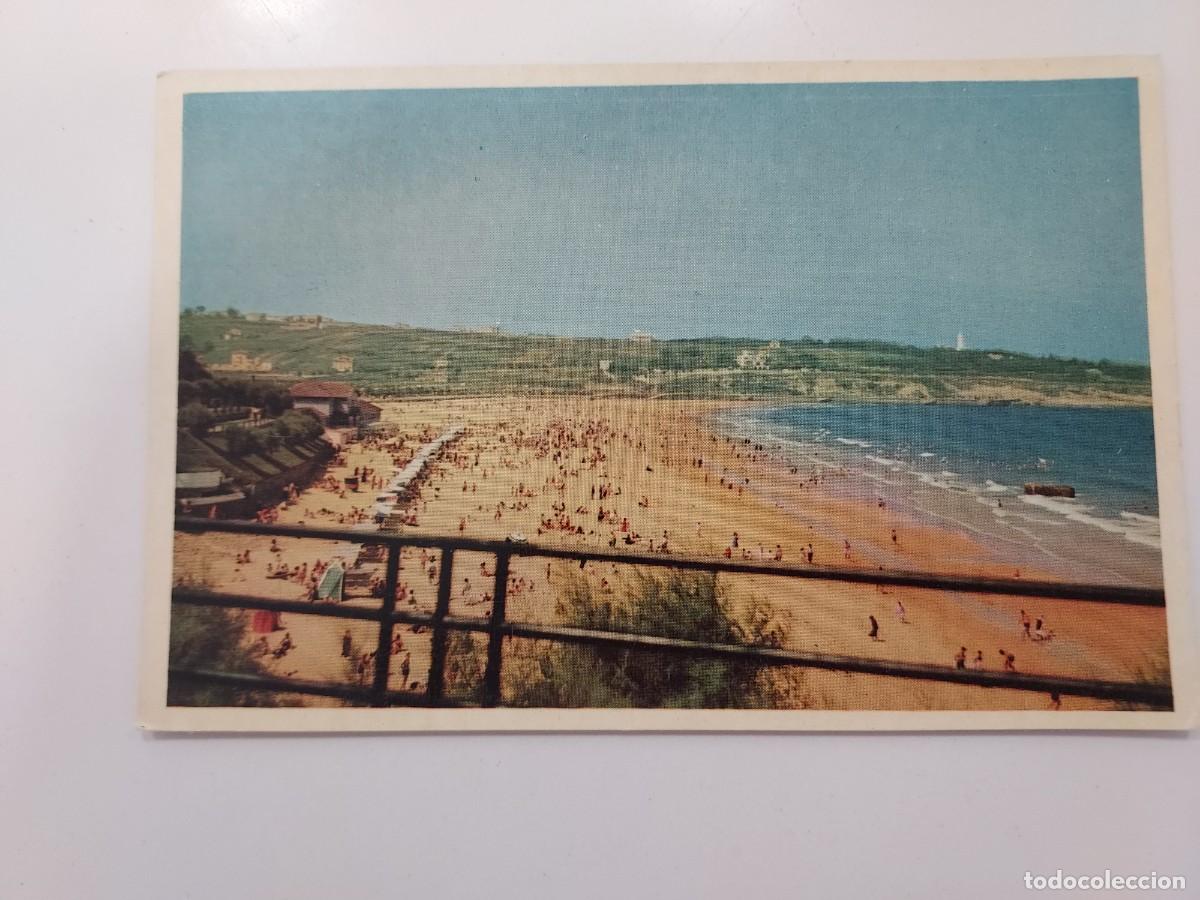 Postales: POSTAL SANTANDER SARDINERO LA SEGUNDA PLAYA DESDE PIQUIO. A&Ntilde;OS 1950. SIN CIRCULAR. DOMINGUEZ 5