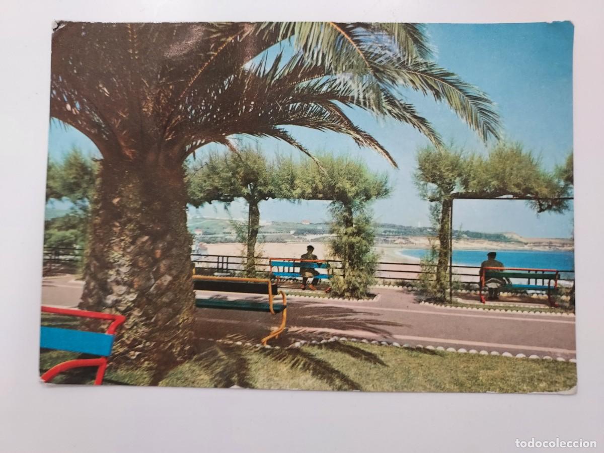 Postales: POSTAL SANTANDER SEGUNDA PLAYA DESDE PIQUIO. 1959. CIRCULADA. DOMINGUEZ