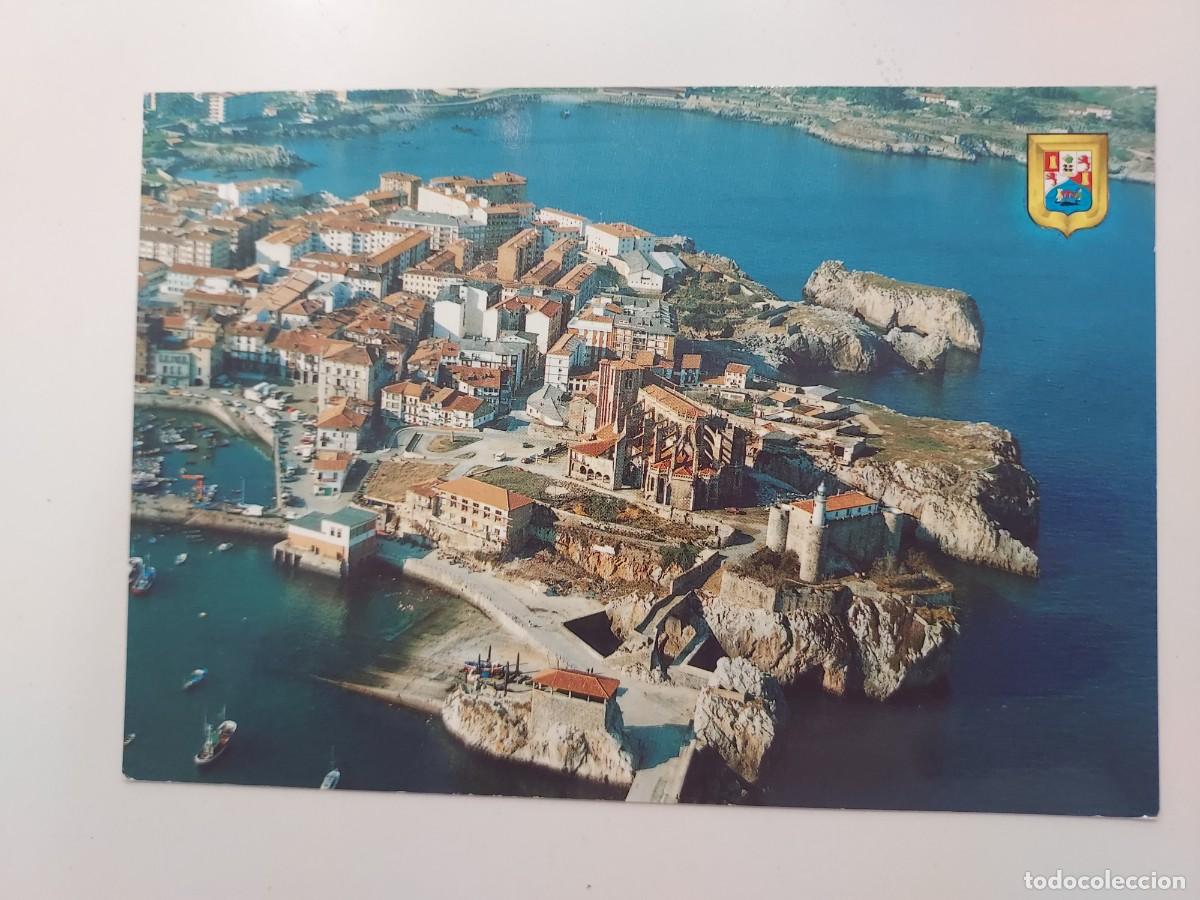 Postales: POSTAL CASTRO URDIALES ZONA MONUMENTAL. 1989. SIN CIRCULAR. CANTABRIA
