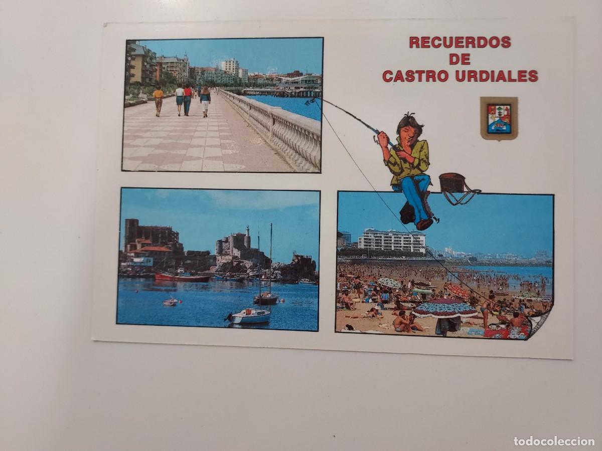Postales: POSTAL CASTRO URDIALES RECUERDOS DE. 1985. SIN CIRCULAR. CANTABRIA