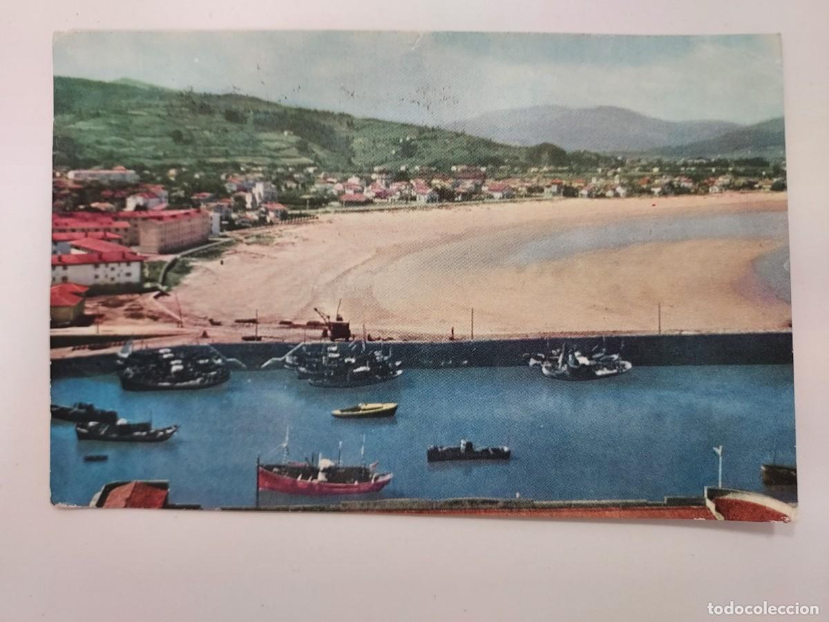 Postales: POSTAL LAREDO VISTA PARCIAL. A&Ntilde;OS 1950. CIRCULADA 1959. CANTABRIA. FOTO AUFER