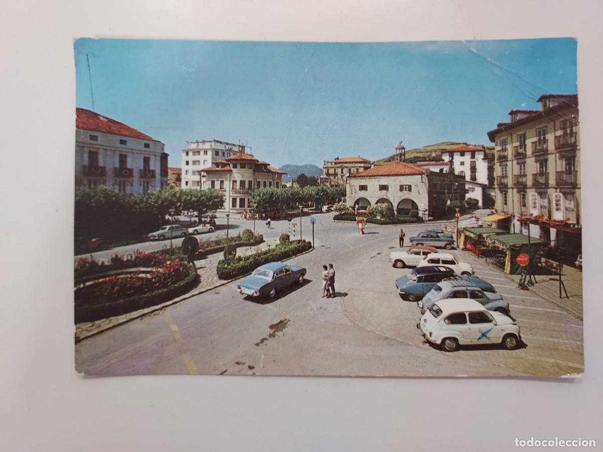 Postales: POSTAL LAREDO PLAZA CACHUPIN. 1962. CIRCULADA. CANTABRIA. ESPERON