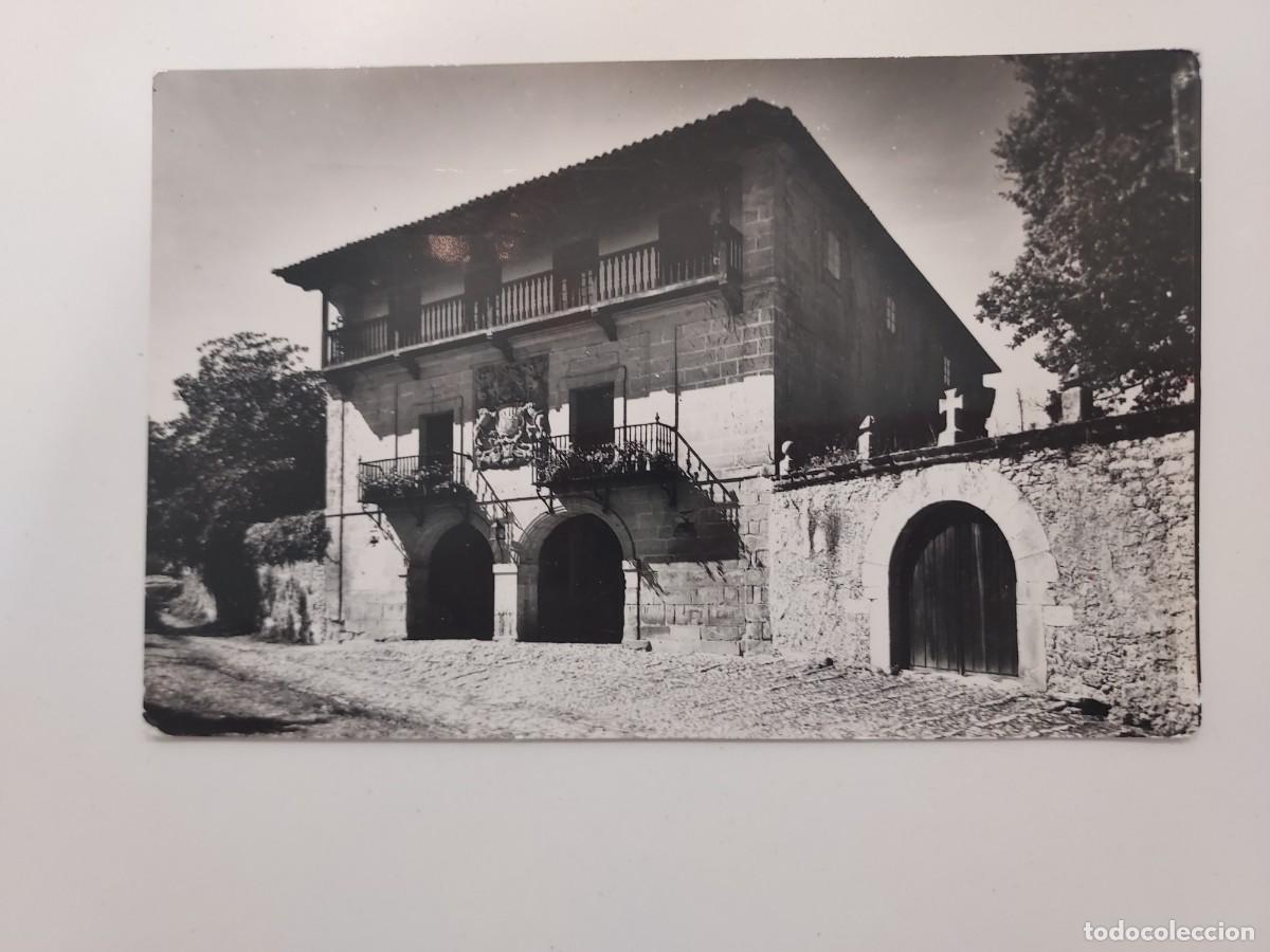 Postales: POSTAL SANTILLANA DEL MAR CASA DE LOS TAGLES. 1962. CIRCULADA. CANTABRIA