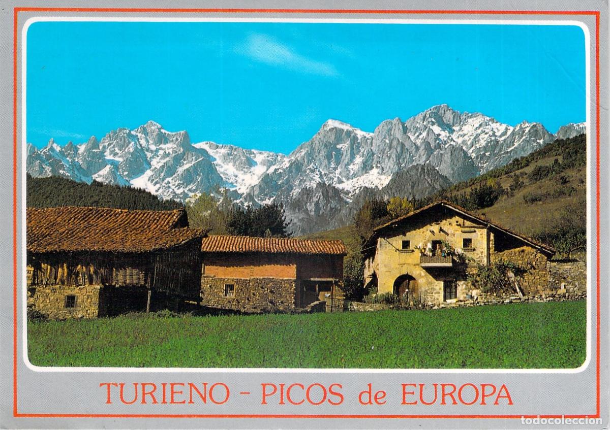Postales: Postal Turieno Picos de Europa Cantabria Paisaje Rural