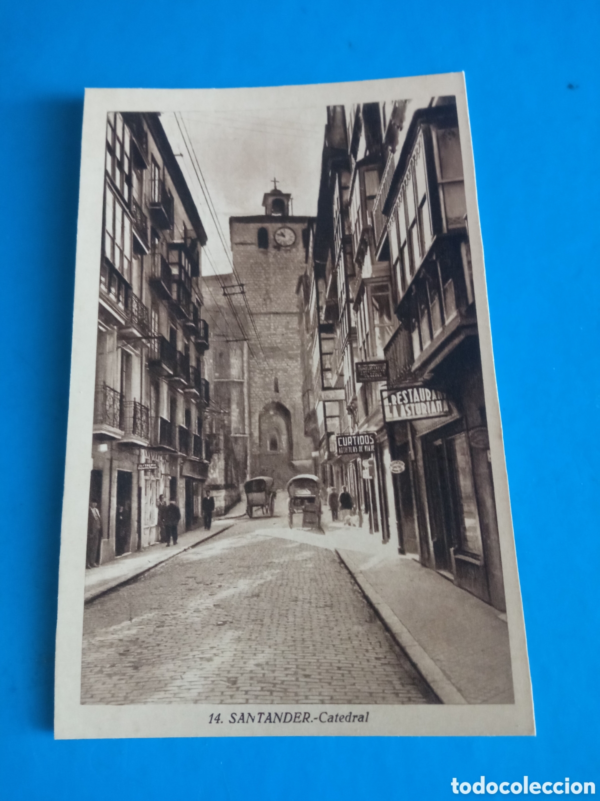 Postales: Antigua postal fotogr&aacute;fica, Santander, Catedral