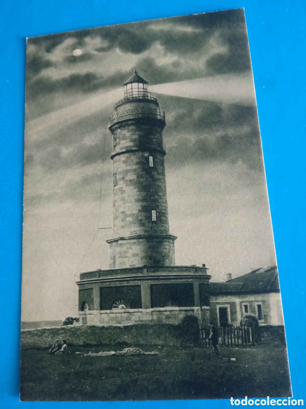 Postales: Antigua postal fotogr&aacute;fica, Santander, Faro de Cabo Mayor