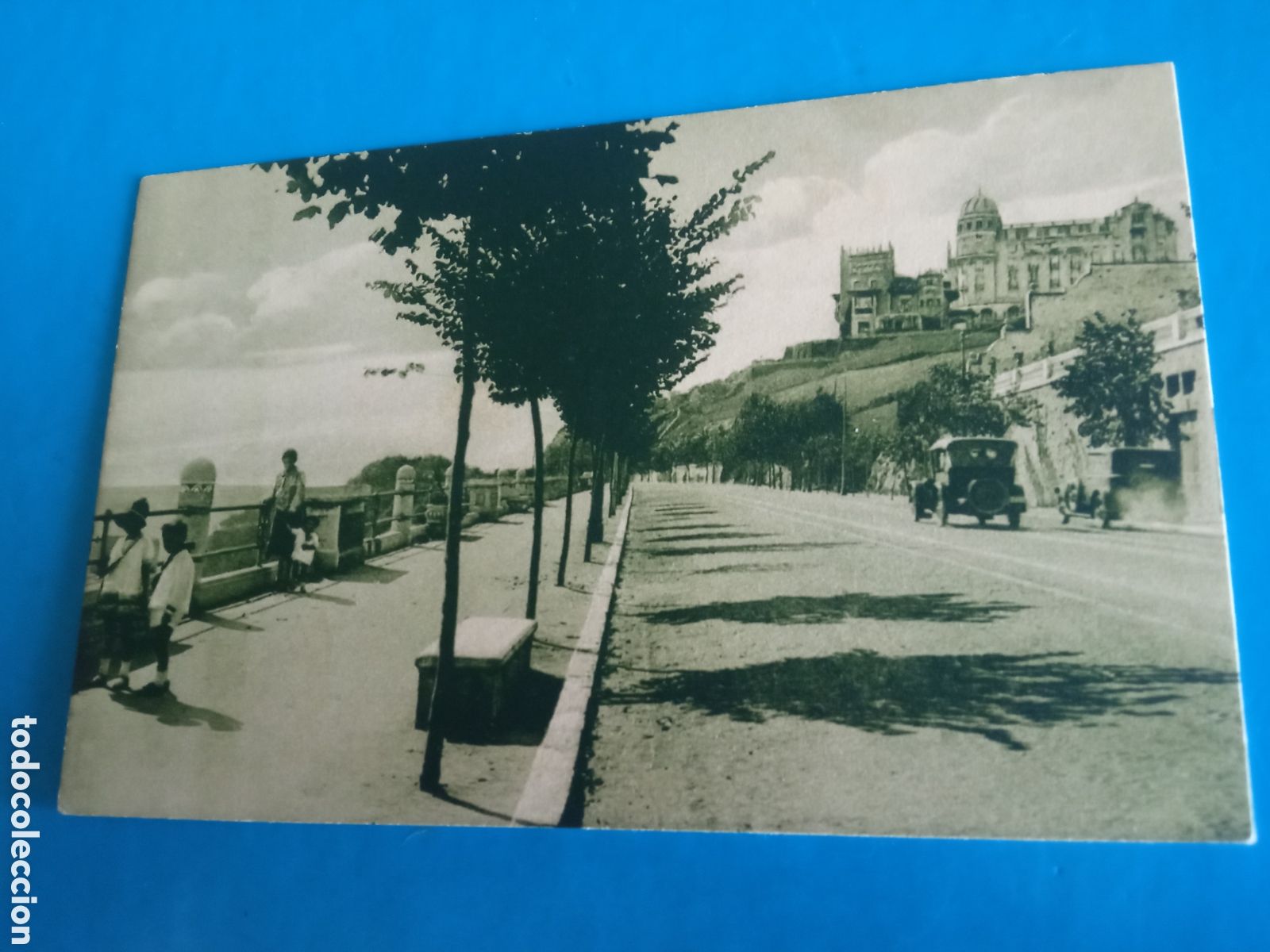 Postales: Antigua postal fotogr&aacute;fica Santander Avenida Reina Victoria