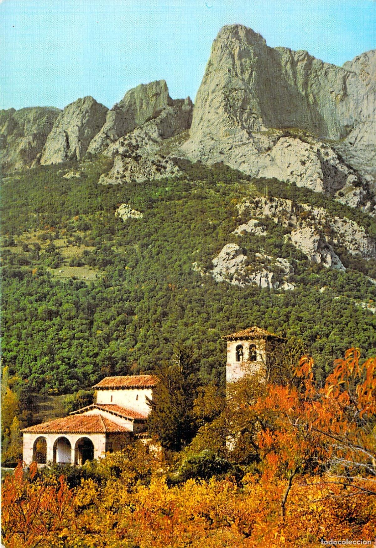 Postales: Postal de Santa Mar&iacute;a de Lebe&ntilde;a y Coto Agero en Cantabria