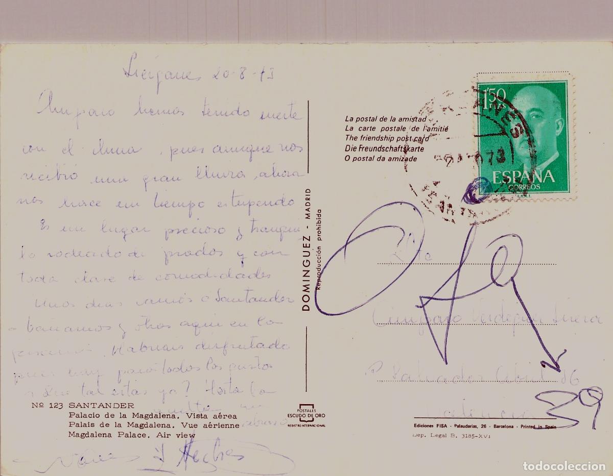 Postales: Postal del Palacio de la Magdalena en Santander - Foto 2