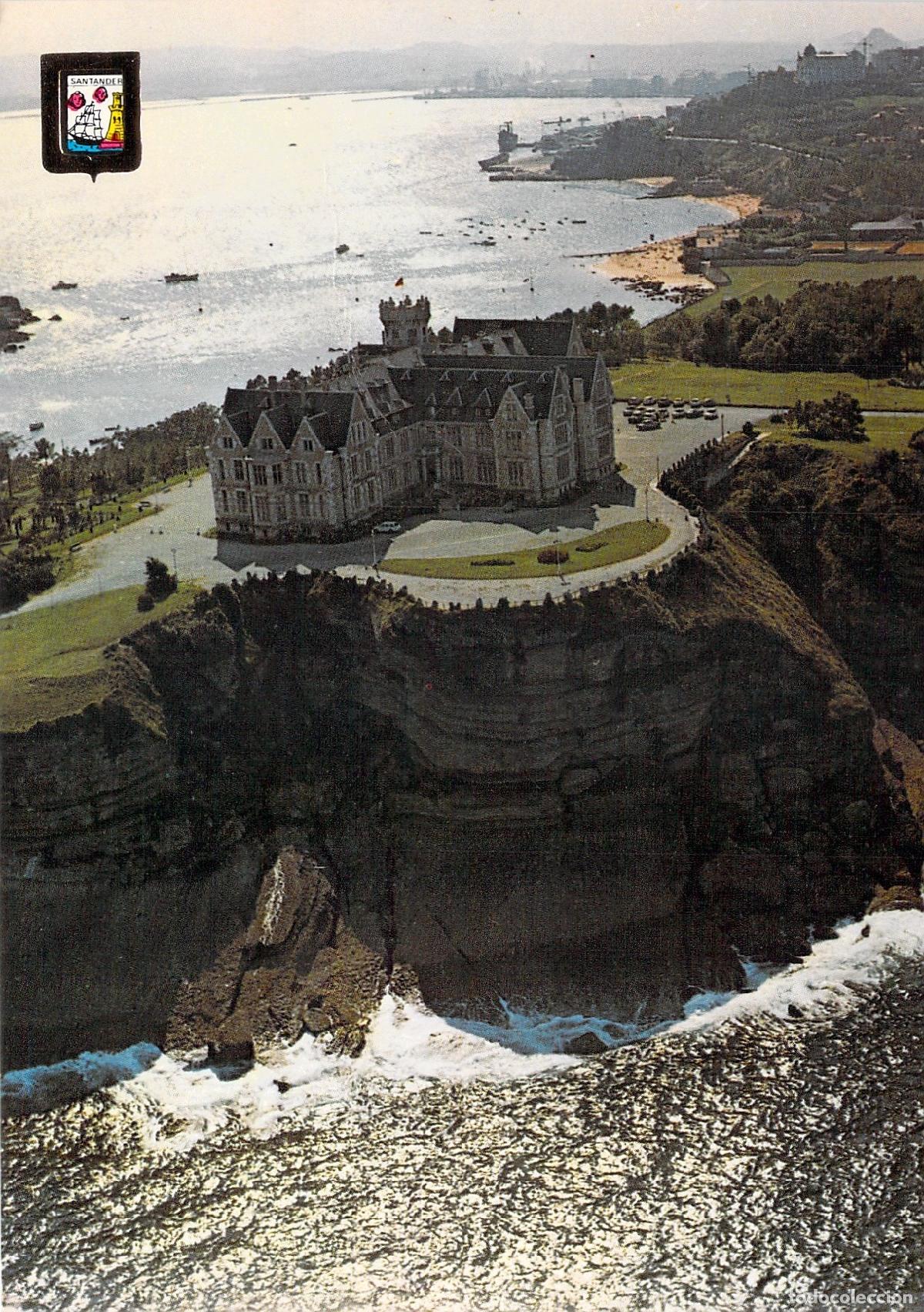 Postales: Postal del Palacio de la Magdalena en Santander