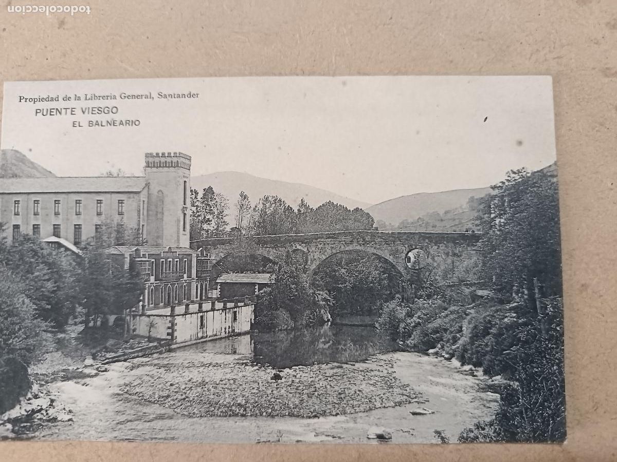 Postales: PUENTE VIESGO. EL BALNEARIO.